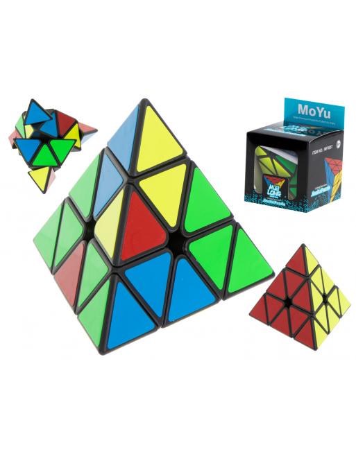 Gra logiczna Kostka łamigłówka PYRAMINX Black MoYu