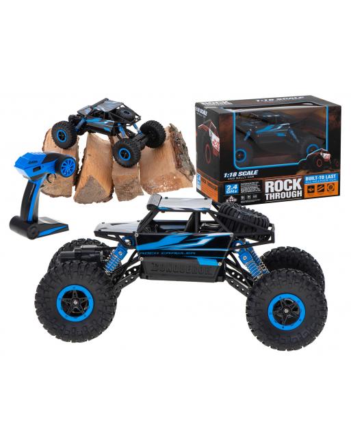 Samochód RC Rock Crawler HB 2,4GHz 1:18 niebieski 