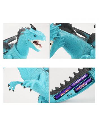 Dinozaur RC Smok - chodzi ryczy zionie parą 41 cm