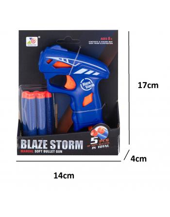 Pistolet na piankowe strzałki automat Blaze Storm + 5 strzałek