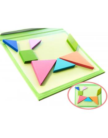 Książeczka magnetyczna układanka klocki 3D tangram