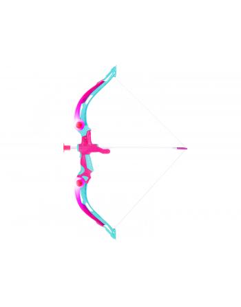 Łuk ze strzałkami i tarczą zestaw strzelecki różowy