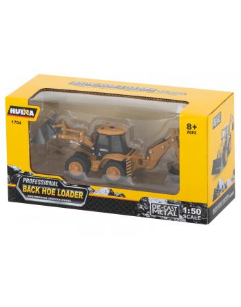 Koparka ładowarka spychacz z łyżką model z metalu Die-Cast H-toys 1704 1:50