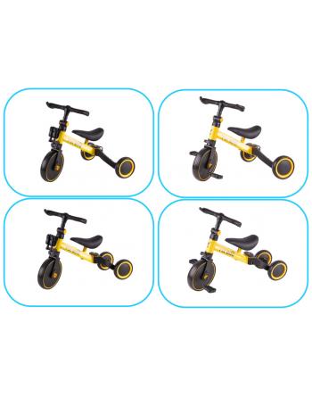 Rowerek Trike Fix Mini biegowy trójkołowy 3w1 z pedałami żółty