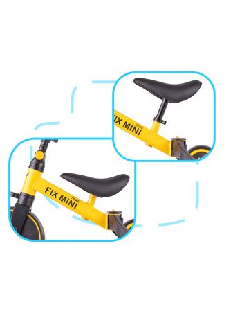 Rowerek Trike Fix Mini biegowy trójkołowy 3w1 z pedałami żółty