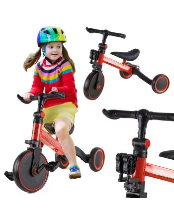 Rowerek Trike Fix Mini biegowy trójkołowy 3w1 z pedałami czerwony