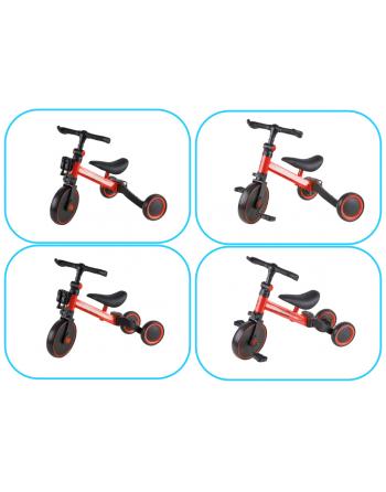 Rowerek Trike Fix Mini biegowy trójkołowy 3w1 z pedałami czerwony