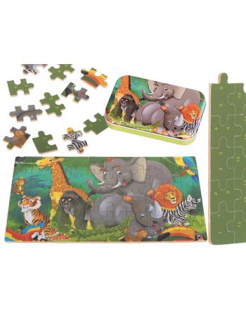 Puzzle bajkowe w puszce słoń 60el